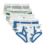 Little Planets & Space Shuttles Organic Cotton Toddler Boy Underwear 5 Pack